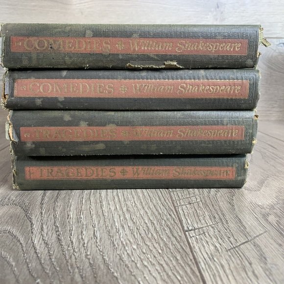 The Comedies And Tragedies (Vol 1 & 2) Set 1944 Hardcover William Shakespeare - Picture 1 of 16